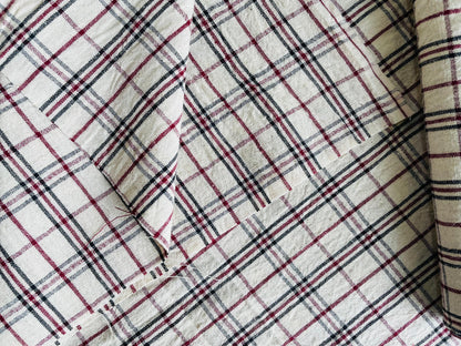 Check Pattern Pure Cotton Fabric