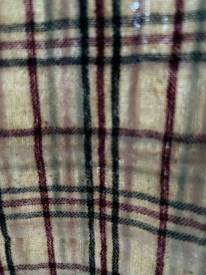 Check Pattern Pure Cotton Fabric