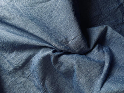 Denim Blue Pure Cotton Fabric