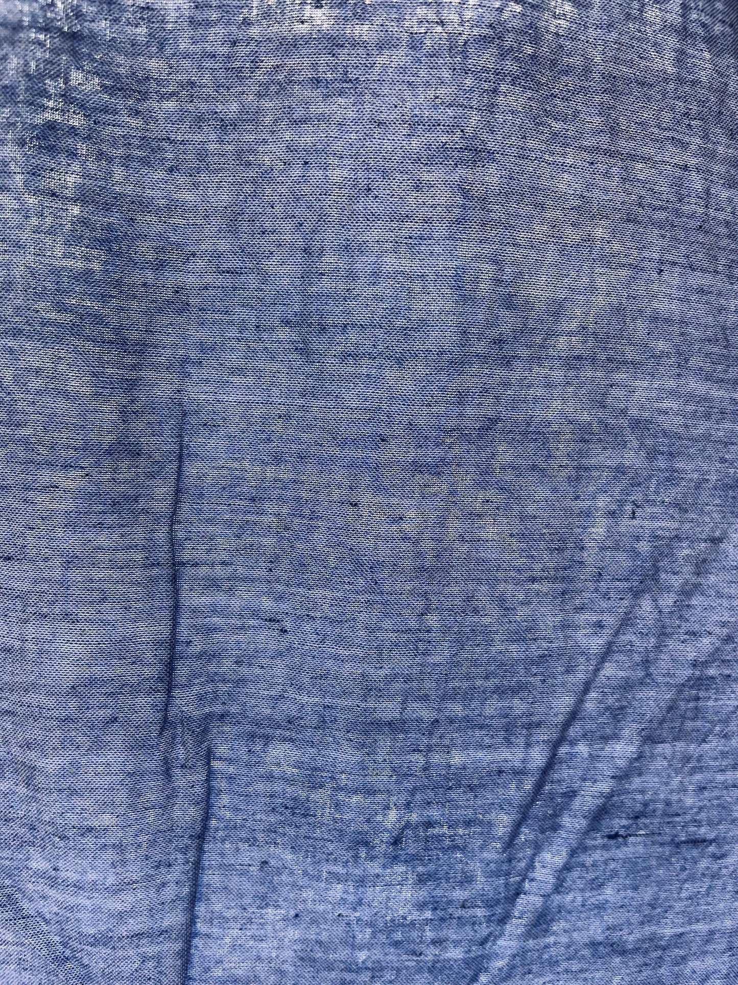 Denim Blue Pure Cotton Fabric