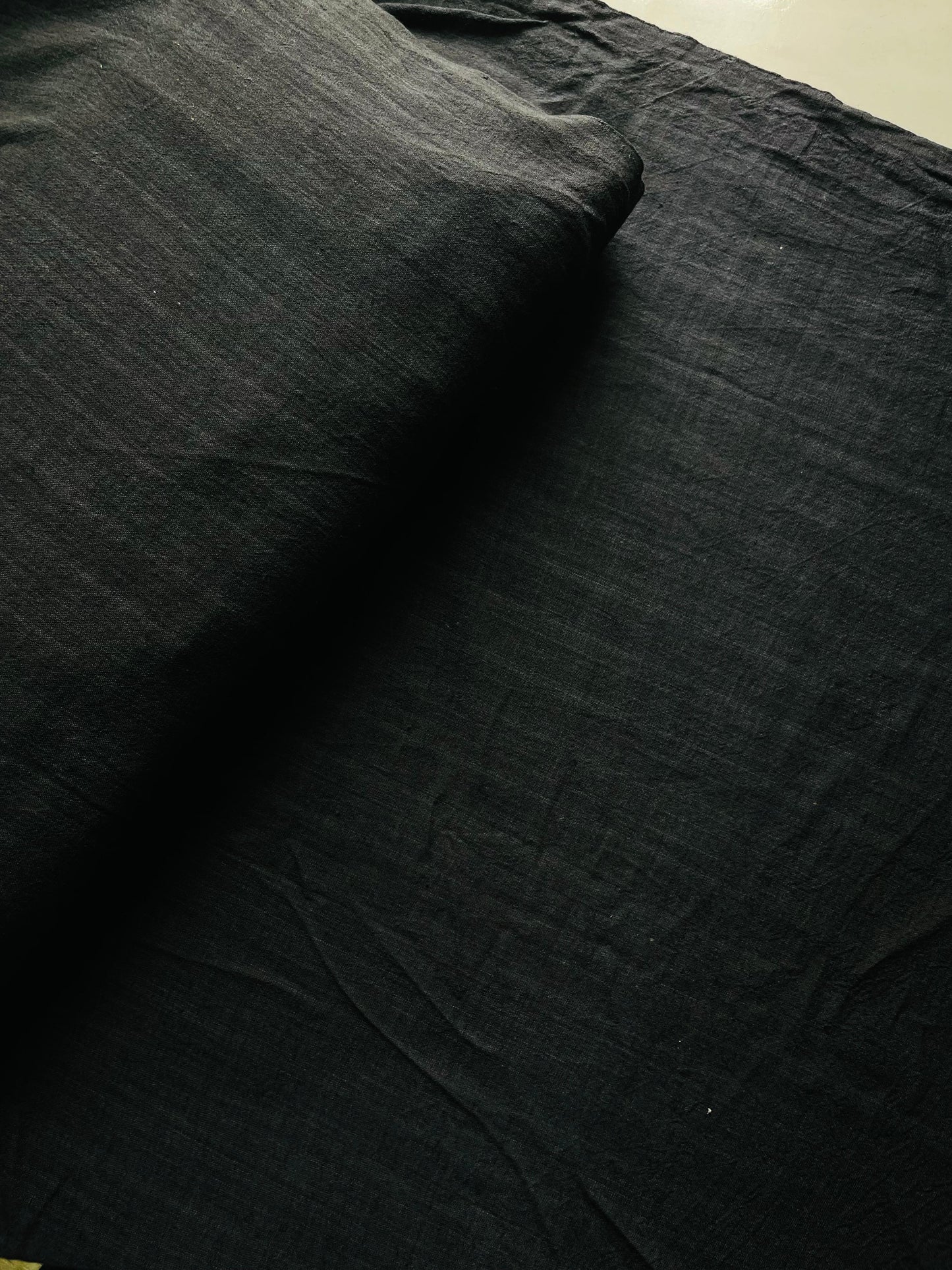Pure Cotton shirt Fabric | Black