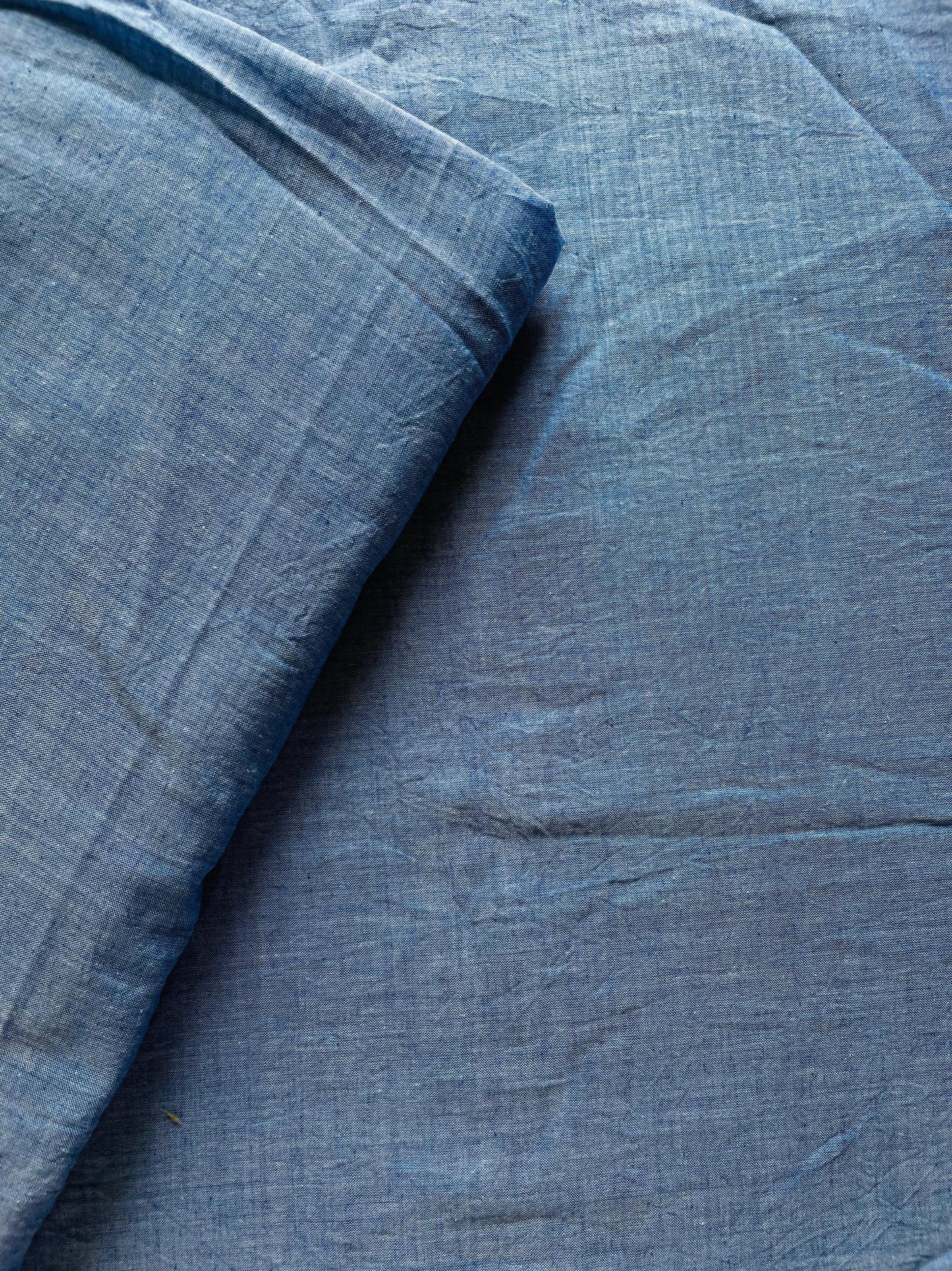 Denim Blue Pure Cotton Fabric