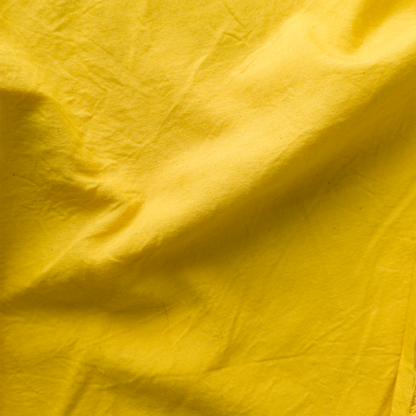 Cotton Handloom Fabric Yellow