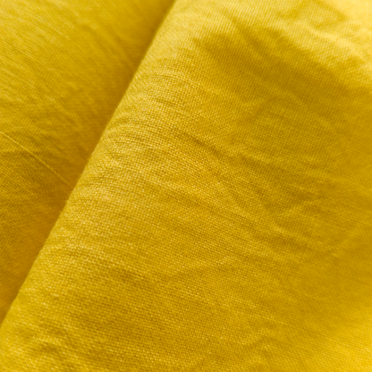 Cotton Handloom Fabric Yellow