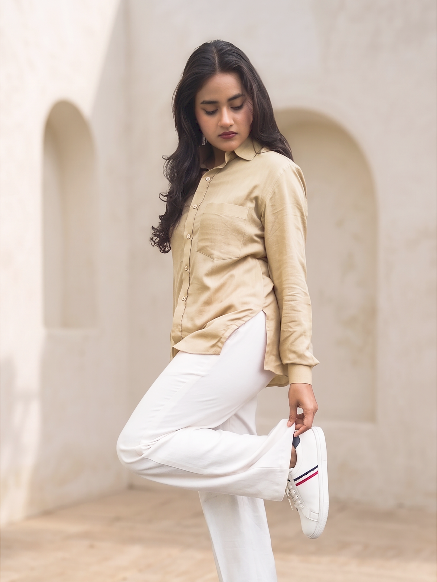 Formal Shirt Beige