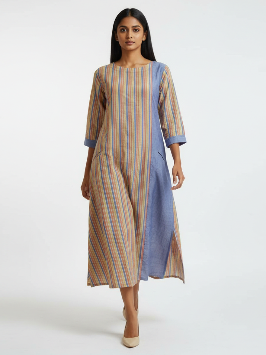 Colour-block Dress