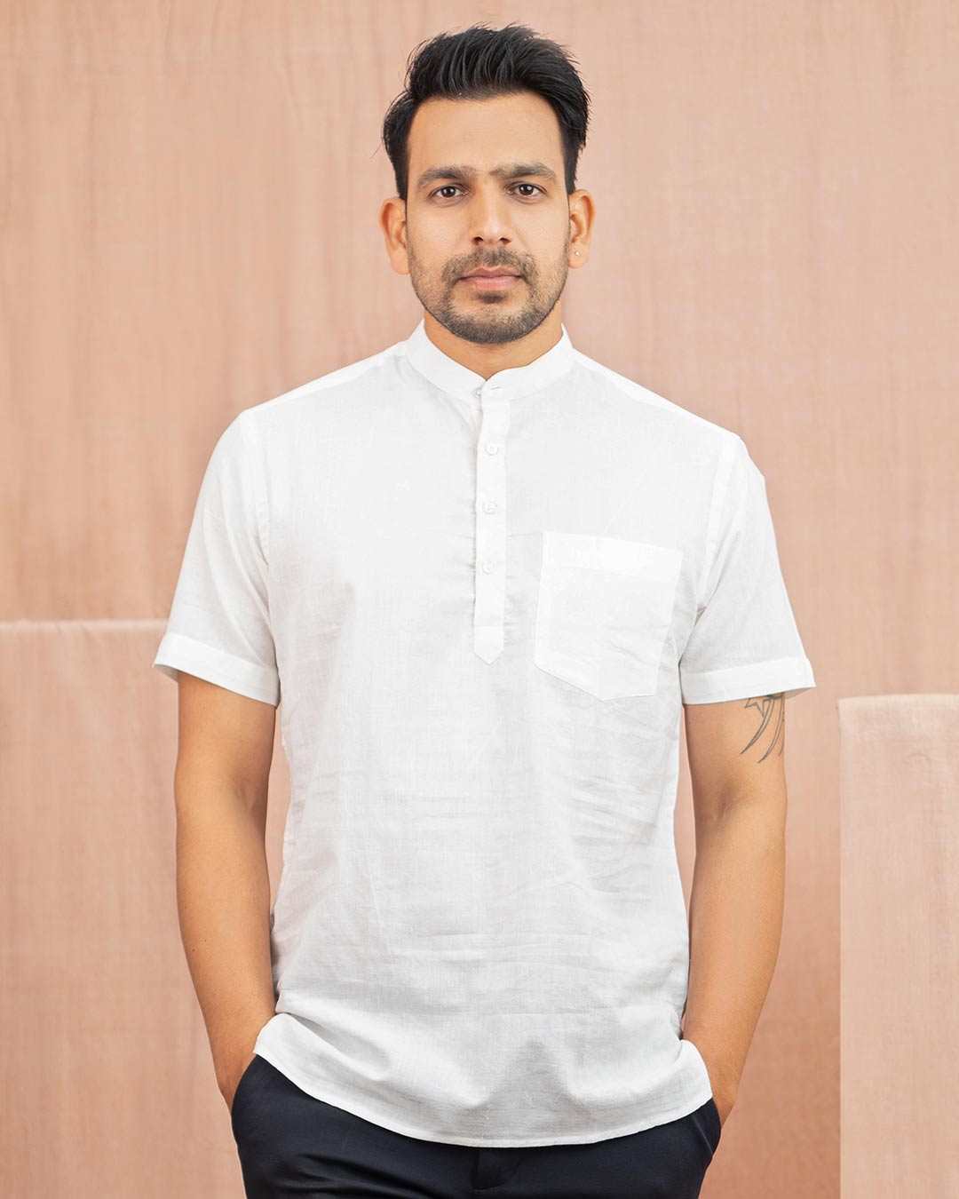 Half Sleeve Short Kurta Jasmine