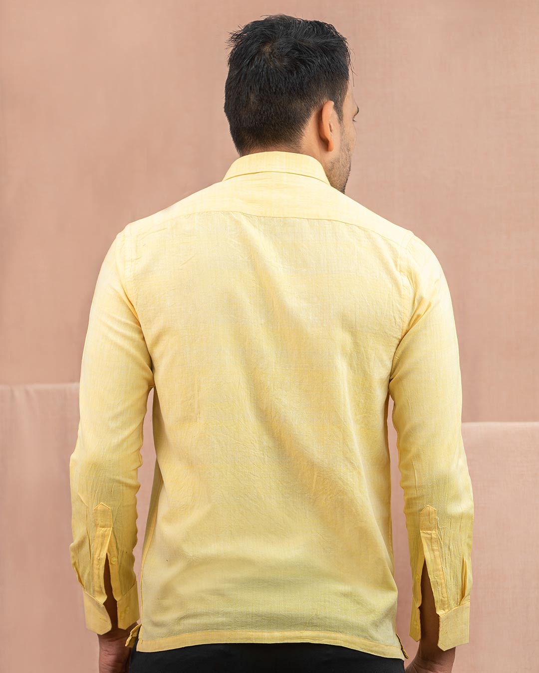 Full Sleeve Shirt Pastle Yellow